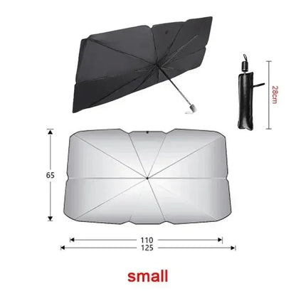 Car Sunshade Umbrella for Auto Shading Car Sun Shade Protector Parasol Summer Sun Interior Windshield Protection Curtain